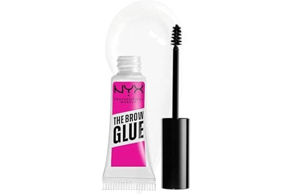 NYX Professional Makeup The Brow Glue, Gel Trasparente per Sopracciglia Effetto Laminazione, Per Ciglia Scolpite dal Finish Naturale, Fino a 16 ore di Tenuta, 5 ml