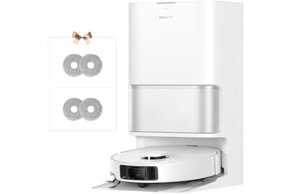 DREAME L10s Ultra Gen 3 Kit Robot Aspirapolvere e Lavapavimenti, Aspirazione da 25.000 Pa, Spazzola Laterale e Moci Estensibili,Stazione di Pulizia Automatica All-in-One,Controllo Vocale e tramite App