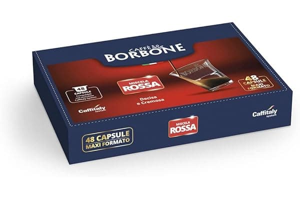 Caffè Borbone Miscela Rossa - 48 Capsule Originali - Per Macchine da caffè Caffitaly*