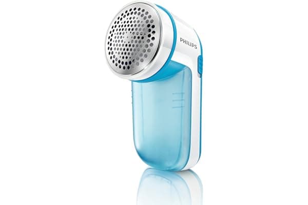 Philips Leva Pelucchi – Rimuove Pelucchi da Tutti i Tessuti, Lama Veloce 8800 Giri/min, Ampia Superficie di Rasatura, Rete a 3 Fori, Contenitore Removibile (GC026/00)