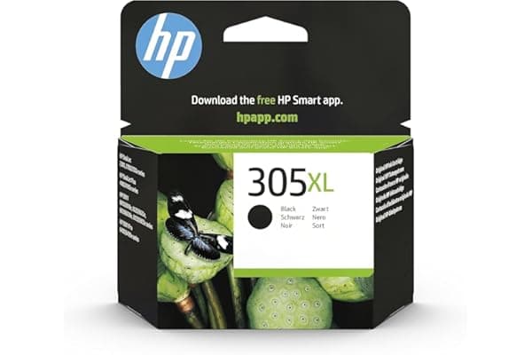 HP 305XL Nero, 3YM62AE, Cartuccia Originale da 240 Pagine, Alta Capacità, Compatibile con Stampanti HP DeskJet serie 2700, 4100, HP Envy serie 6020, 6030, 6420, 6430