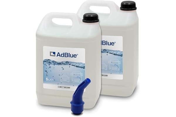 AdBlue® Additivo Motori Diesel per Riduzione Emissioni NOx a Base Urea, Conforme a ISO 22241-1, 10 L (2 x 5 L), Beccuccio Incluso