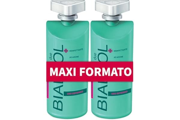 Bialcol Due, Disinfettante cutaneo ad azione battericida, Presidio Medico Chirurgico, per uso esterno - Pack due confezioni (2X400ml)