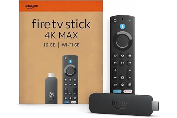 Fire TV Stick 4K Max di Amazon (Ultimo modello), Dispositivo per lo streaming con supporto per Wi-Fi 6E e modalità ambiente