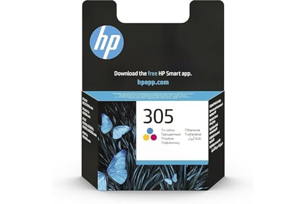 HP 305 Tricromia, 3YM60AE, Cartuccia Originale da 100 Pagine, Compatibile con Stampanti HP DeskJet serie 2700, 4100, HP Envy serie 6020, 6030, 6420, 6430