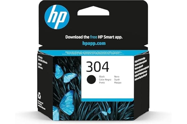 HP 304 Nero, N9K06AE, Cartuccia Originale da 120 Pagine, Compatibile con Stampanti DeskJet 2620, 2630, 3720, 3730, 3750, 3760, Envy 5010, 5020, 5030