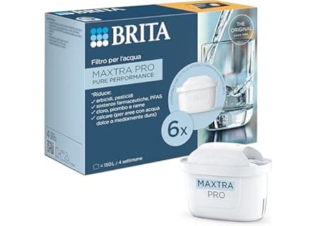 BRITA Filtro acqua rubinetto MAXTRA PRO Pure Performance (ex All-in-1) confezione da 6 filtri - Riduce cloro, calcare, PFAS e…