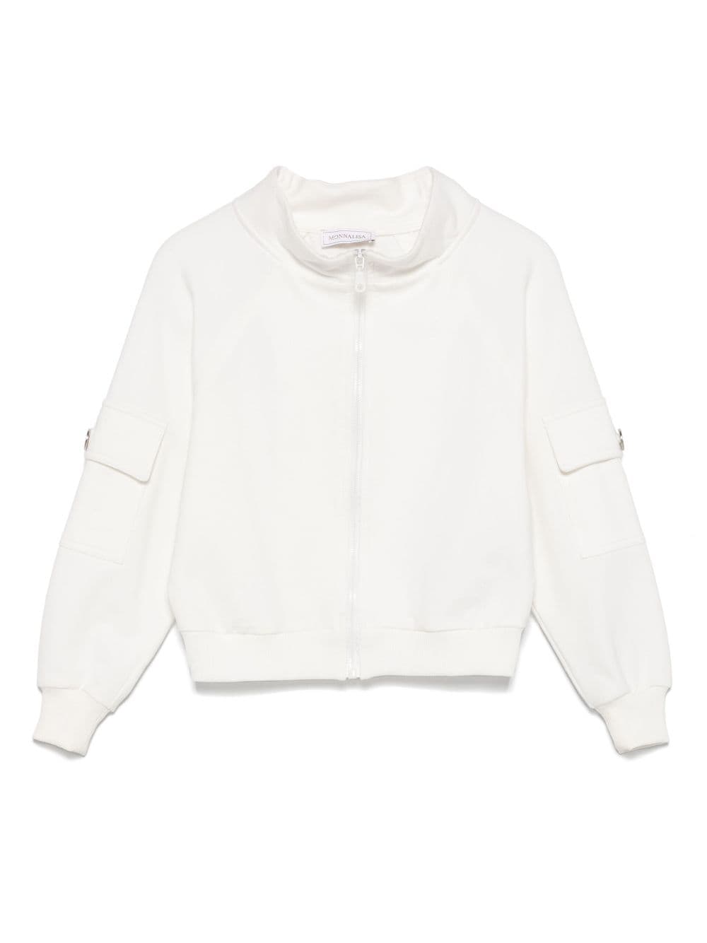 Felpa bambina con zip