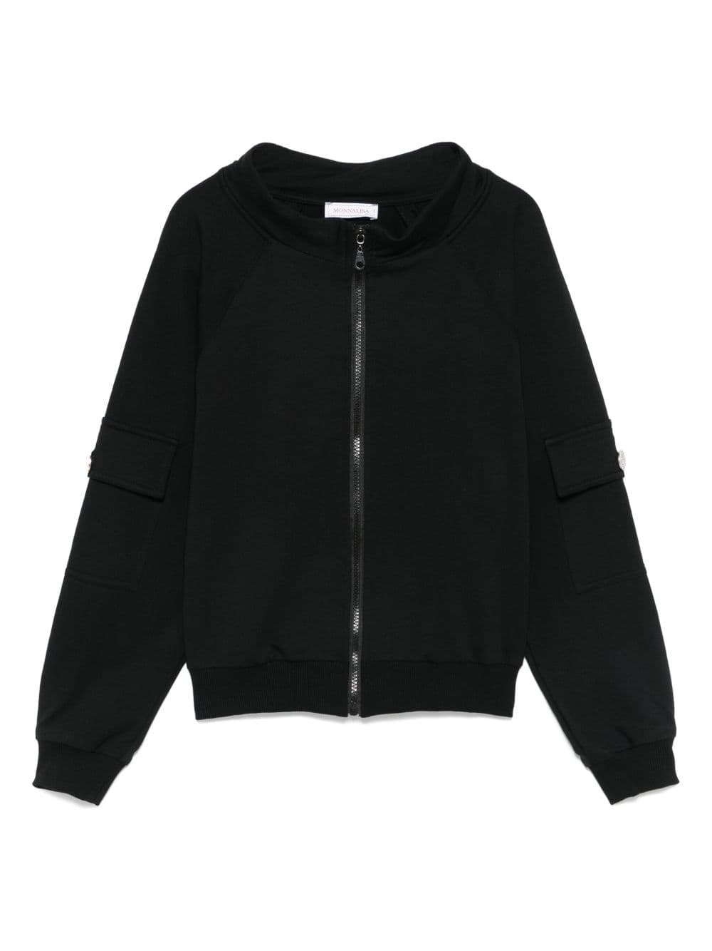 Felpa bambina con zip