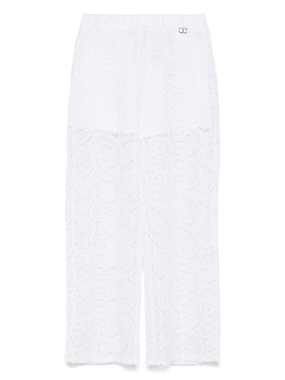 Pantalone bambina in pizzo