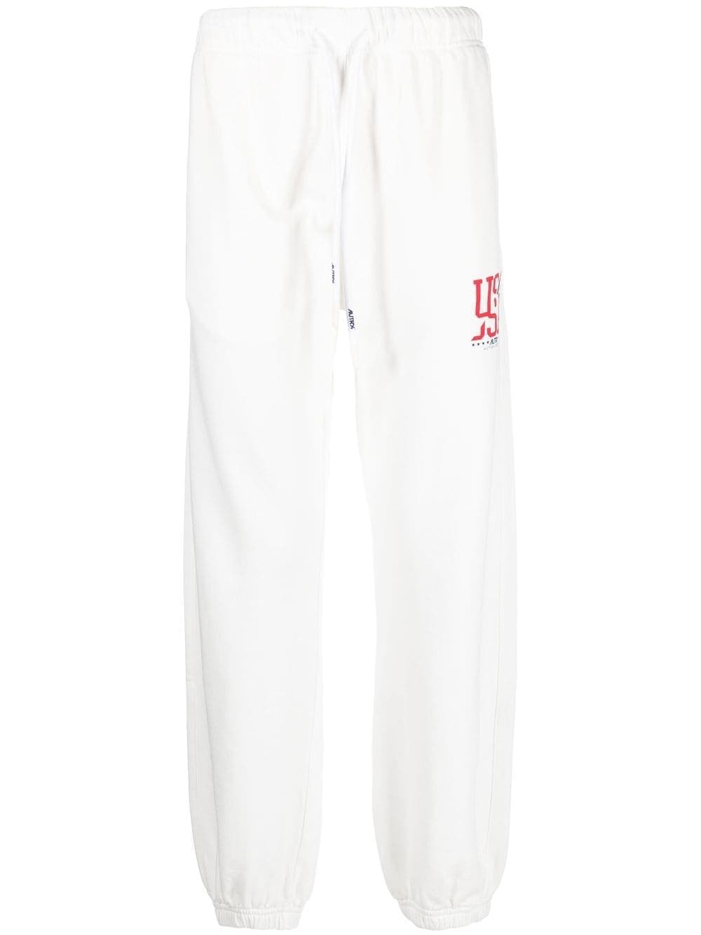 Pantalone felpa sportivo bianco